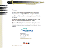 Tablet Screenshot of pegasusweb.com